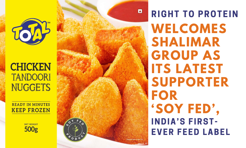 RIGHT TO PROTEIN SHALIMAR GROUP AS ITS LATEST SUPPORTER FOR