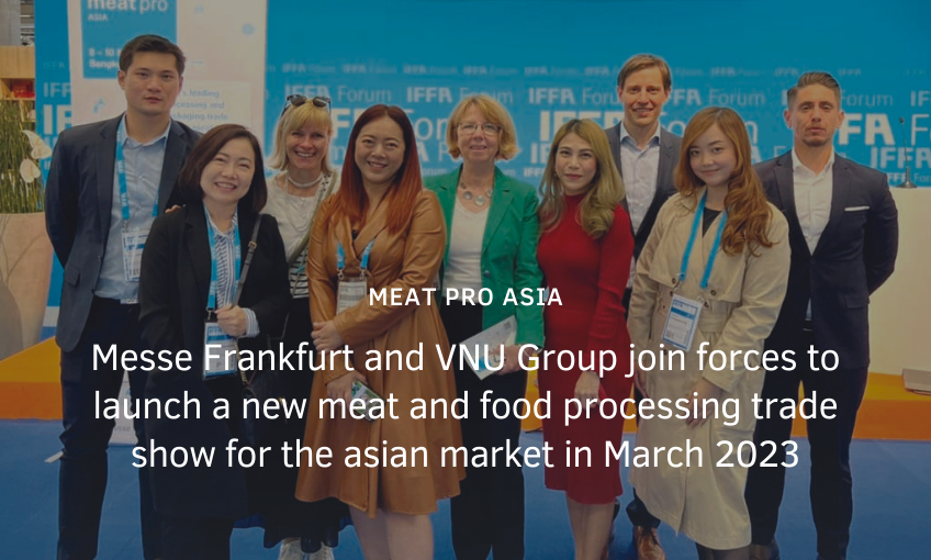 Messe Frankfurt and VNU Group join forces to launch a new meat and food