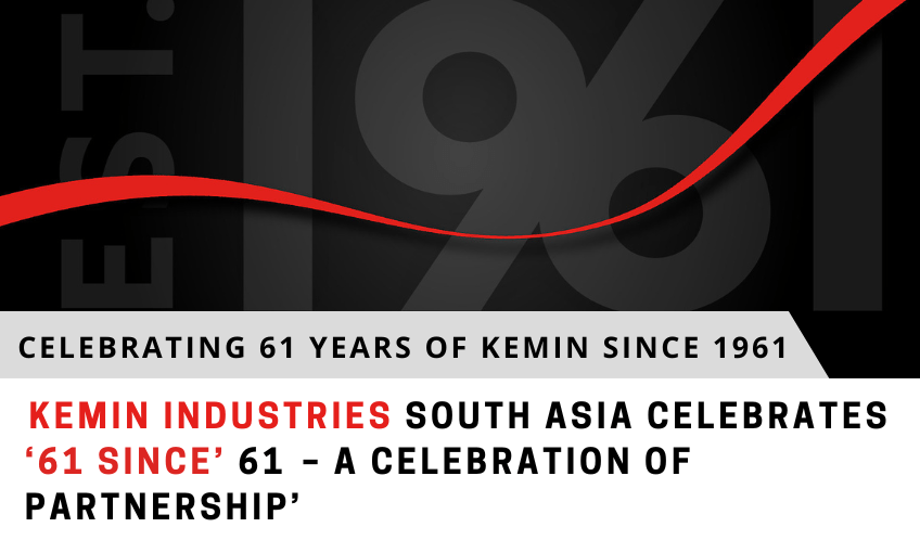 Kemin Industries South Asia Celebrates ‘61 Since’ 61 A Celebration of